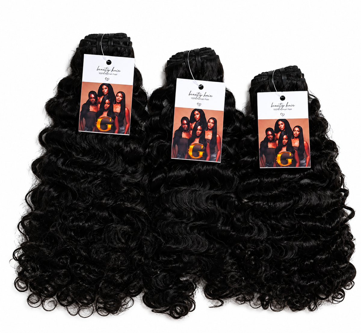 3bundles Indian curly 100% virgin hair